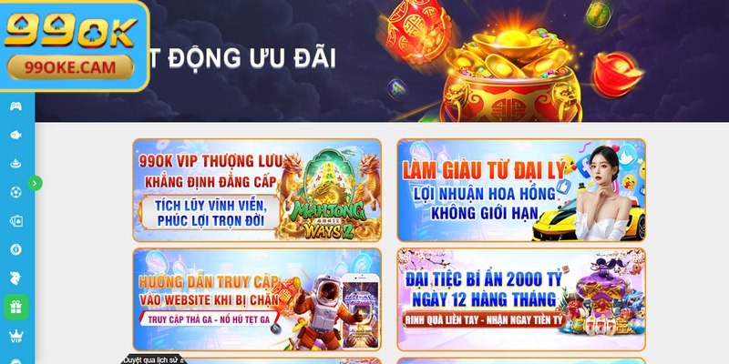 99OK - Sân Chơi Đẳng Cấp, Hiện Đại, Dẫn Đầu Xu Thế 23 99OK không ngừng triển khai những chương trình ưu đãi đặc biệt